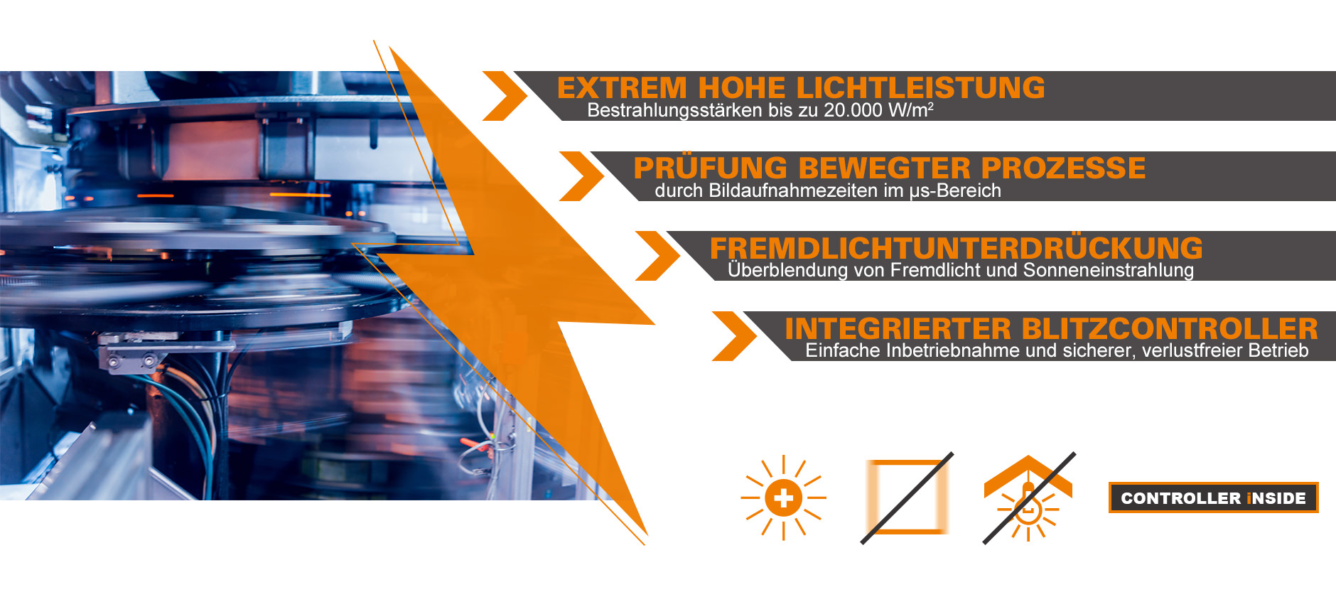 LUMIMAX | Blitzbeleuchtung für industrielle Bildverarbeitung