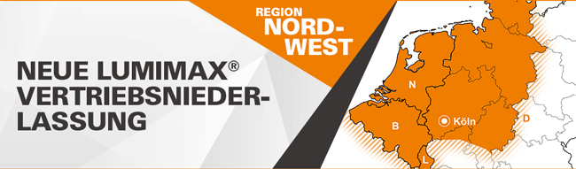 Neue LUMIMAX Vertriebsniederlassung | Region Nordwest
