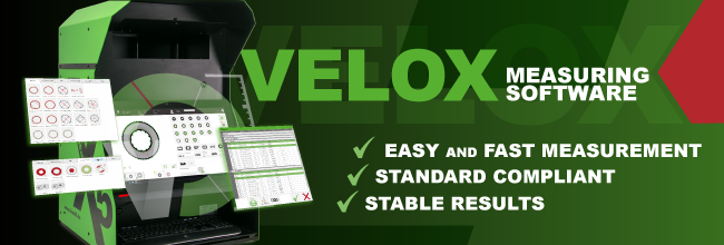Software VELOX | EASY AND FAST MEASUREMENT | STANDARD COMPLIANT | STABLE RESULTS