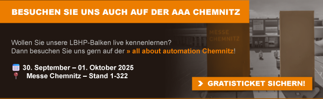 Besuchen Sie uns auf der aaa Chemnitz | 30.09. - 01.10. | Messe Chemnitz | Stand 1-322